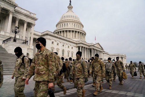 美国部署15000名国民警卫队人员确保总统就职典礼安全进行 - ảnh 1