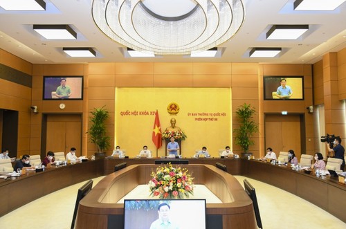 国会主席王庭惠要求对国家财政报告提供更具实质性的意见 - ảnh 1