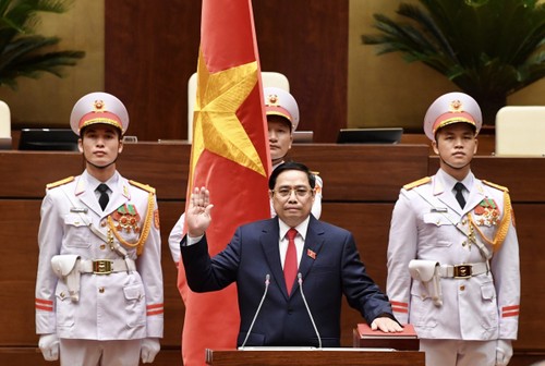 越南第十五届国会选举范明政为2021-2026年任期政府总理 - ảnh 1
