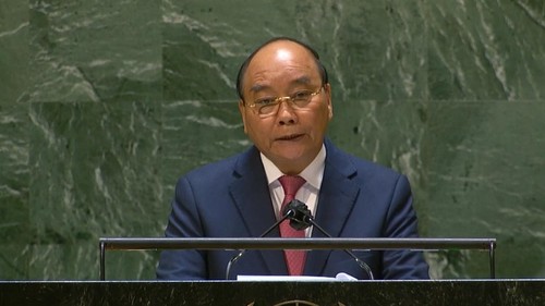 越南国家主席阮春福在联合国大会上发表讲话：呼吁合作战胜新冠肺炎疫情 - ảnh 1