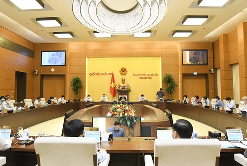 越南国会常委会会议就2021至2025年阶段重组经济结构计划提供意见 - ảnh 1