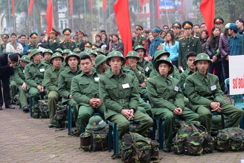 9000 young men from Mekong Delta join the army - ảnh 1