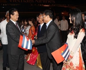 Prime Minister Nguyen Tan Dung begins an official visit to Cuba - ảnh 1