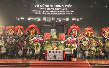 Tribute service paid to Ms Vo Thi Thang - ảnh 1