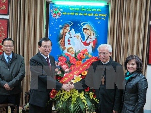 VFF greets Catholic followers in Bac Ninh on Christmas - ảnh 1