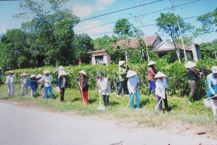 Quang Tri women contribute to local new rural development - ảnh 1