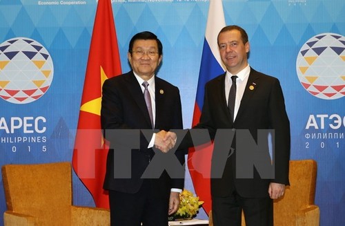 Vietnamese President meets with Russian Prime Minister in Manila - ảnh 1