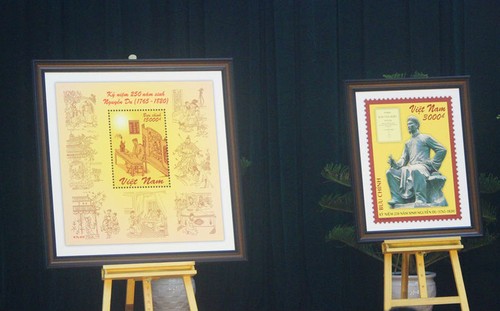 Stamp collection marking Nguyen Du’s 250th birth anniversary released - ảnh 1