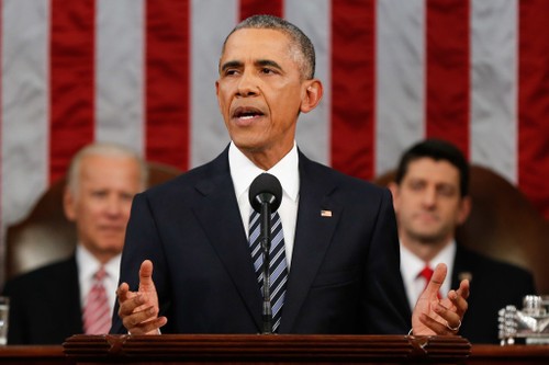 President Obama's final State of the Union address - ảnh 1