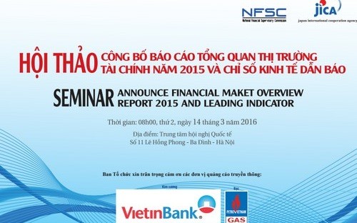 Vietnam’s Financial Market Overview Report 2015 announced - ảnh 1
