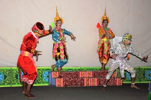 “Ro bam”, a typical dance-drama of the Khmer - ảnh 1