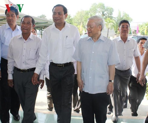 Party leader Nguyen Phu Trong visits Khanh Hoa province - ảnh 1