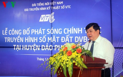 Voice of Vietnam launches digital TV service in Phu Quoc - ảnh 1