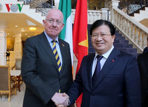 Deputy Prime Minister Trinh Dinh Dung continues his working visit to Ireland  - ảnh 1