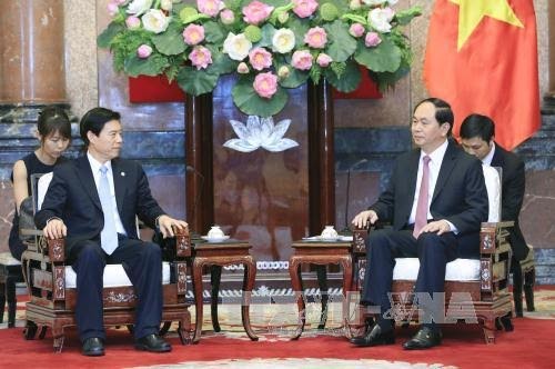 President receives Chinese Trade Minister - ảnh 1