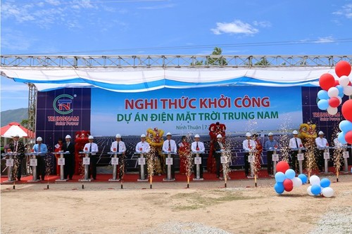Construction starts on Vietnam's largest solar power plant - ảnh 1