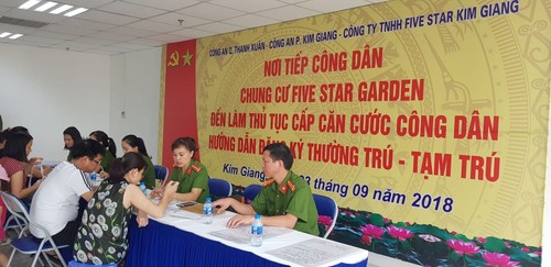 Hanoi provides mobile service for ID registration - ảnh 1