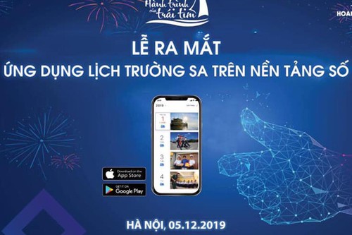 Truong Sa calendar app makes debut - ảnh 1