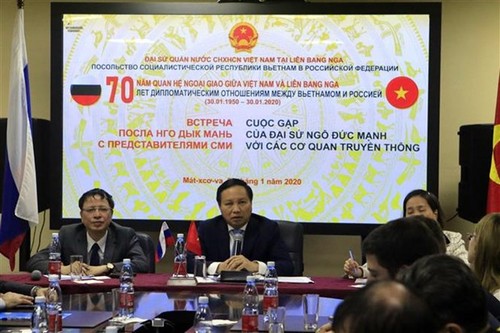 70th anniversary of Vietnam-Russia diplomatic ties marked in Moscow - ảnh 1