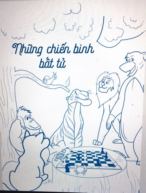 “Nước cờ hòa” (The draw move), chess book for children to be released on International Children's Day - ảnh 2