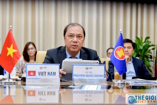 ASEAN holds online high-level dialogue on post-COVID-19 recovery - ảnh 1