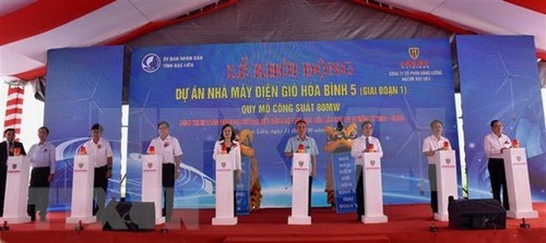 Work starts on Mekong Delta’s biggest mainland wind project - ảnh 1