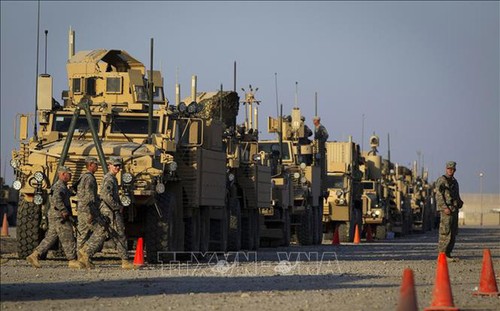 US begins to withdraw troops from Afghanistan - ảnh 1