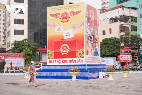Hanoi ready for National Assembly election day - ảnh 12