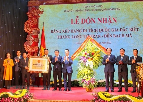 Bach Ma temple recognized as special national relic site - ảnh 1