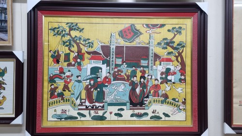 Young artist committed to keeping Dong Ho folk painting alive  - ảnh 3