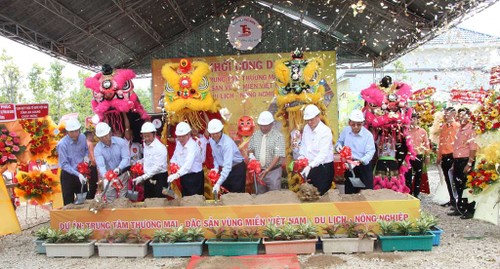 Work starts on specialties trade centre in An Giang province - ảnh 1