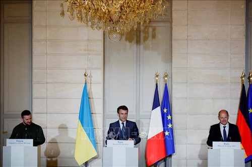 France, Germany and UK confirm further support for Ukraine - ảnh 1