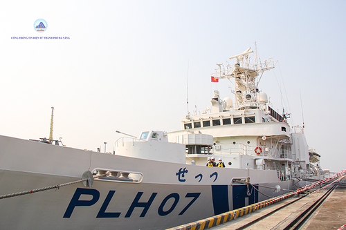 Japanese Coast Guard ship visits Da Nang City - ảnh 1