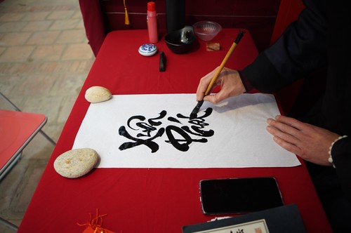 Predestination leads French man to Vietnamese calligraphy  - ảnh 3