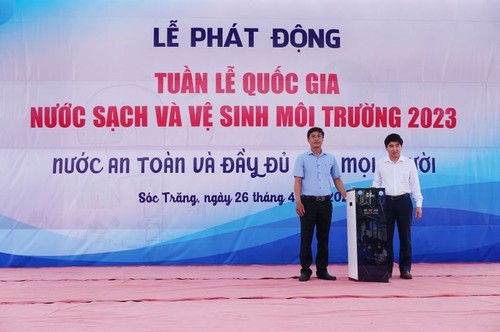 National Week for Clean Water and Sanitation 2023 launched in Soc Trang - ảnh 1