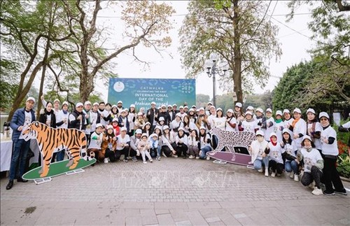 Diplomats in Hanoi call for conservation of Big Cats - ảnh 1