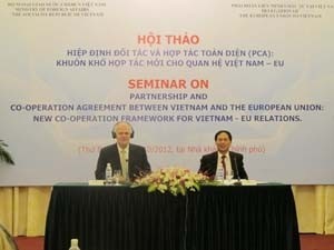 Colloque sur l’accord de partenariat et de coopération intégrale Vietnam-UE - ảnh 1