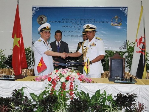 Etablissement d’une ligne rouge entre les forces navales du Vietnam et du Brunei - ảnh 1