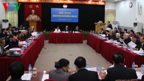 Ouverture de la 13è réunion du présidium du CC du Front de la patrie du Vietnam - ảnh 1