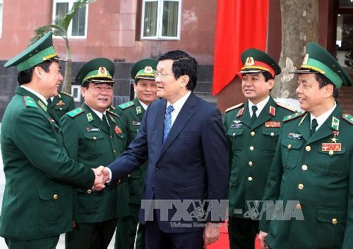 Le président Truong Tan Sang appelle à l’édification d’un garde-frontière national puissant - ảnh 1