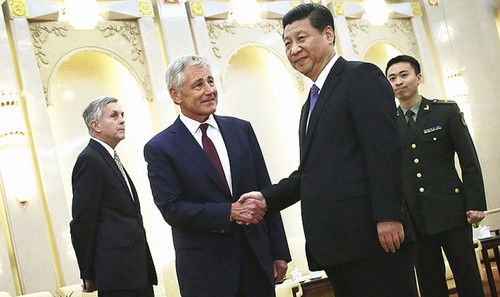 Rencontre entre Xi Jinping et Chuck Hagel - ảnh 1
