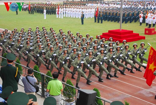 L'imposante parade militaire célébrant les 60 ans de la victoire de Dien Bien Phu - ảnh 6