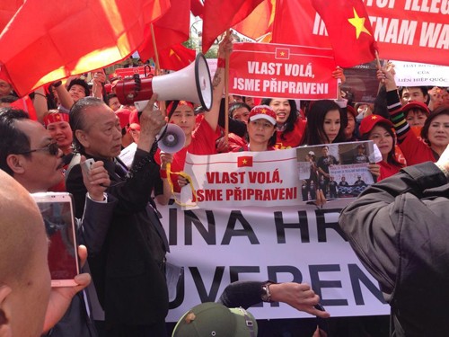 Les Vietnamiens d’outre-mer dénoncent la violation chinoise de la souveraineté vietnamienne - ảnh 8