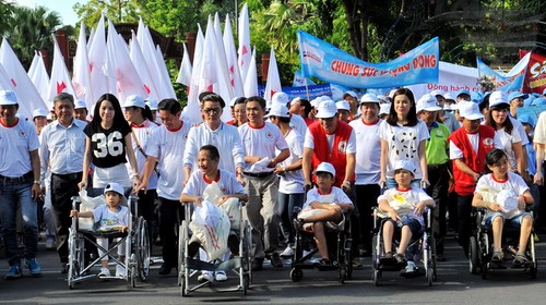 10 mille personnes marchent pour les victimes de l’agent orange - ảnh 1