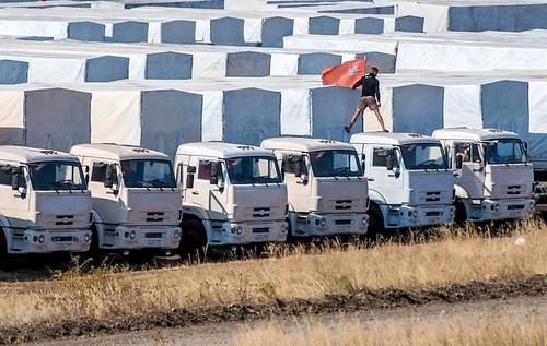 Ukraine : L'inspection du convoi humanitaire russe commence - ảnh 1