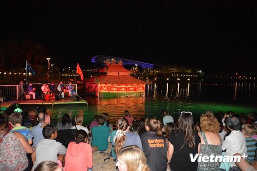 Les marionnettes sur eau vietnamiennes en Australie - ảnh 1