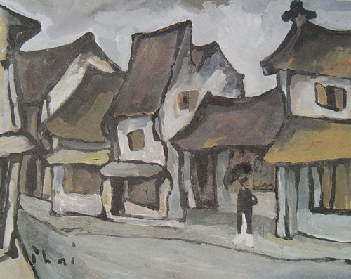 Les rues de Hanoï en peinture - ảnh 1