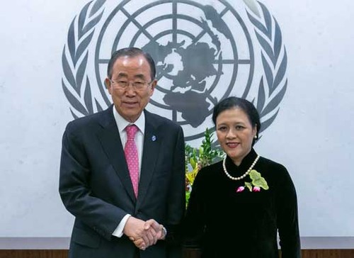 Ban Ki-moon congratule le Vietnam  - ảnh 1