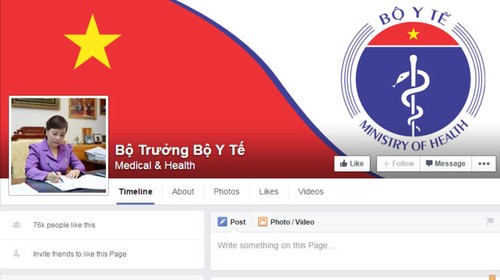 La ministre de la santé présente sa page personnelle sur Facebook - ảnh 1
