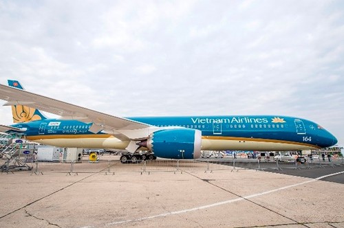 Démonstration réussie du Boeing 787-9 Dreamliner de Vietnam Airlines à Paris - ảnh 1